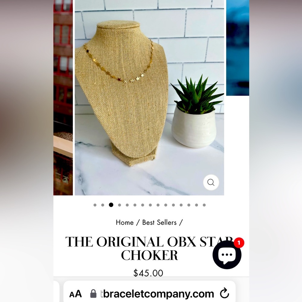 The original OBX star choker necklace
